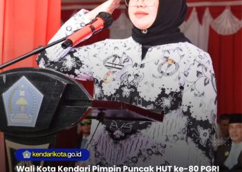 Wali Kota Kendari Pimpin Puncak HUT ke-80 PGRI dan Hari Guru Nasional 2025: “Guru Hebat, Indonesia Kuat”