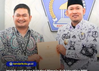 Wakil wali Kota Kendari Pimpin Exit Meeting BPK Terkait Pemeriksaan Kinerja Penataan Ruang