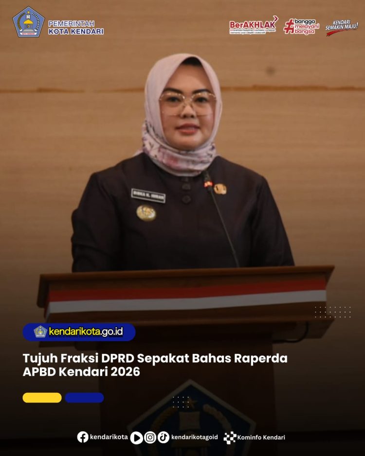 Tujuh Fraksi DPRD Sepakat Bahas Raperda APBD Kendari 2026