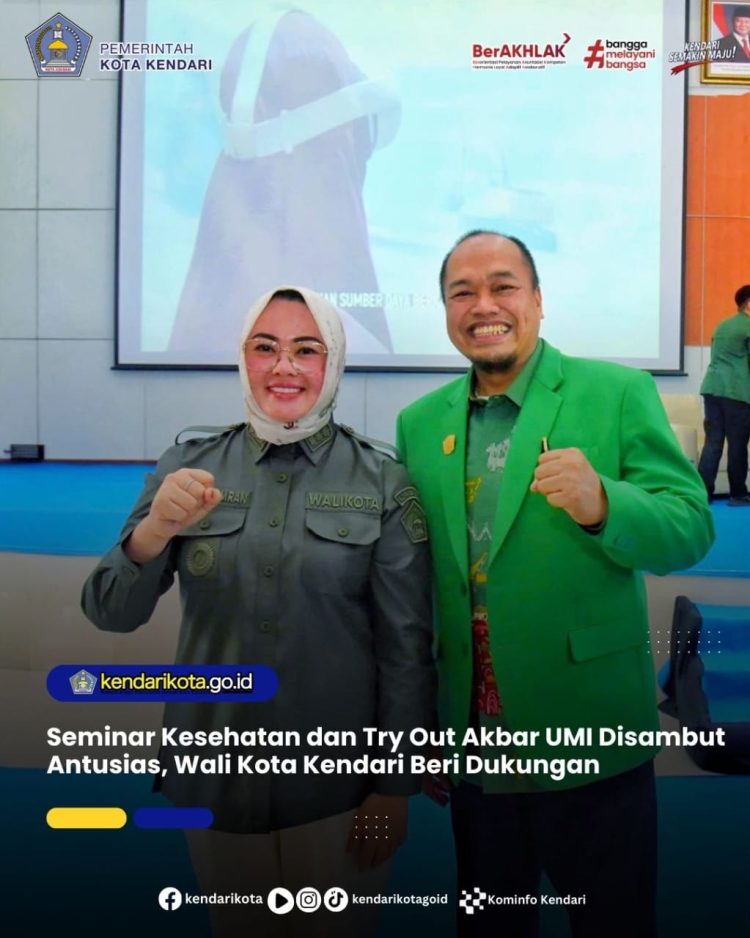 Seminar Kesehatan dan Try Out Akbar UMI Disambut Antusias, Wali Kota Kendari Beri Dukungan