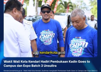 Wakil Wali Kota Kendari Hadiri Pembukaan Kadin Goes to Campus dan Expo Batch 3 Unsultra