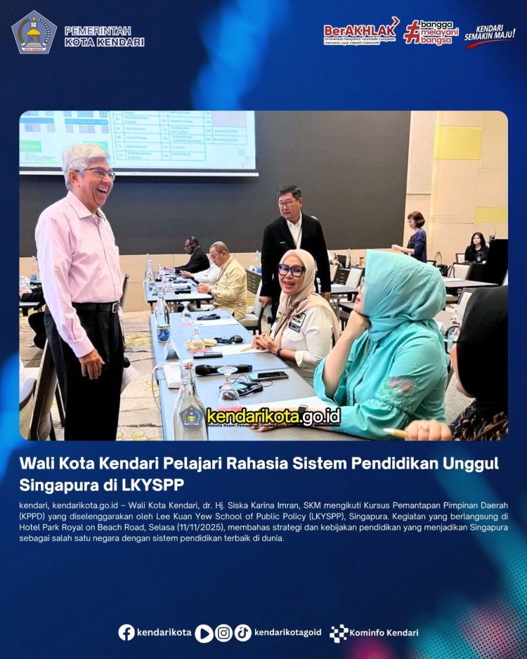 Wali Kota Kendari Pelajari Rahasia Sistem Pendidikan Unggul Singapura di LKYSPP