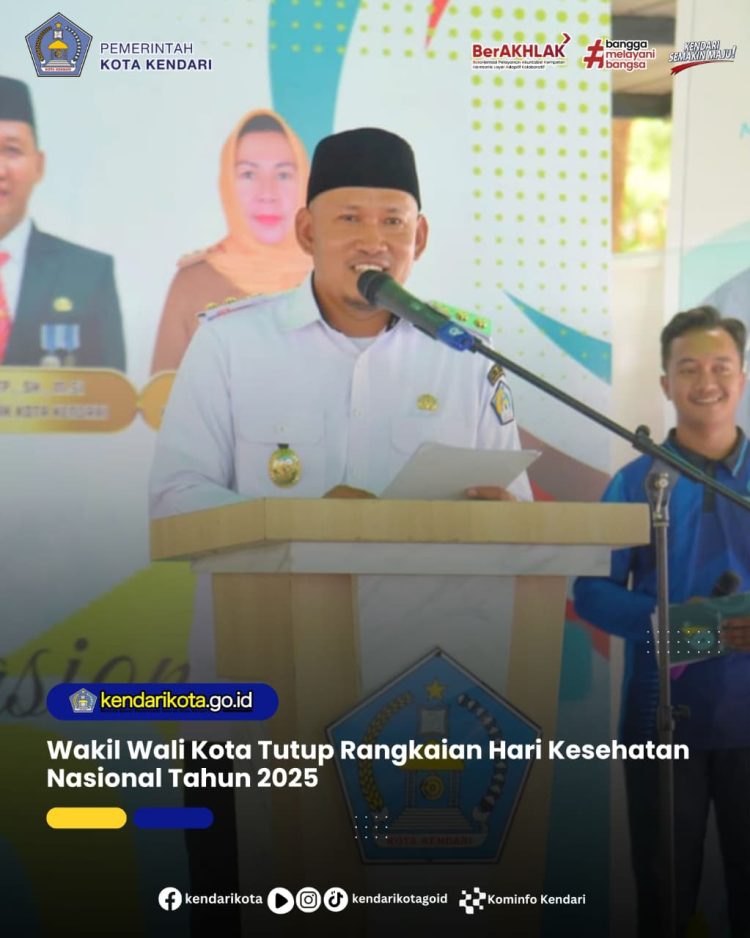 Wakil Wali Kota Tutup Rangkaian Hari Kesehatan Nasional Tahun 2025