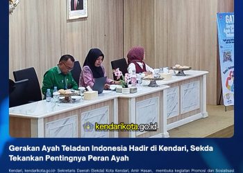 Gerakan Ayah Teladan Indonesia Hadir di Kendari, Sekda Tekankan Pentingnya Peran Ayah