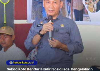 Sekda Kota Kendari Hadiri Sosialisasi Pengelolaan dan Pemilahan Sampah di Kelurahan Mokoau