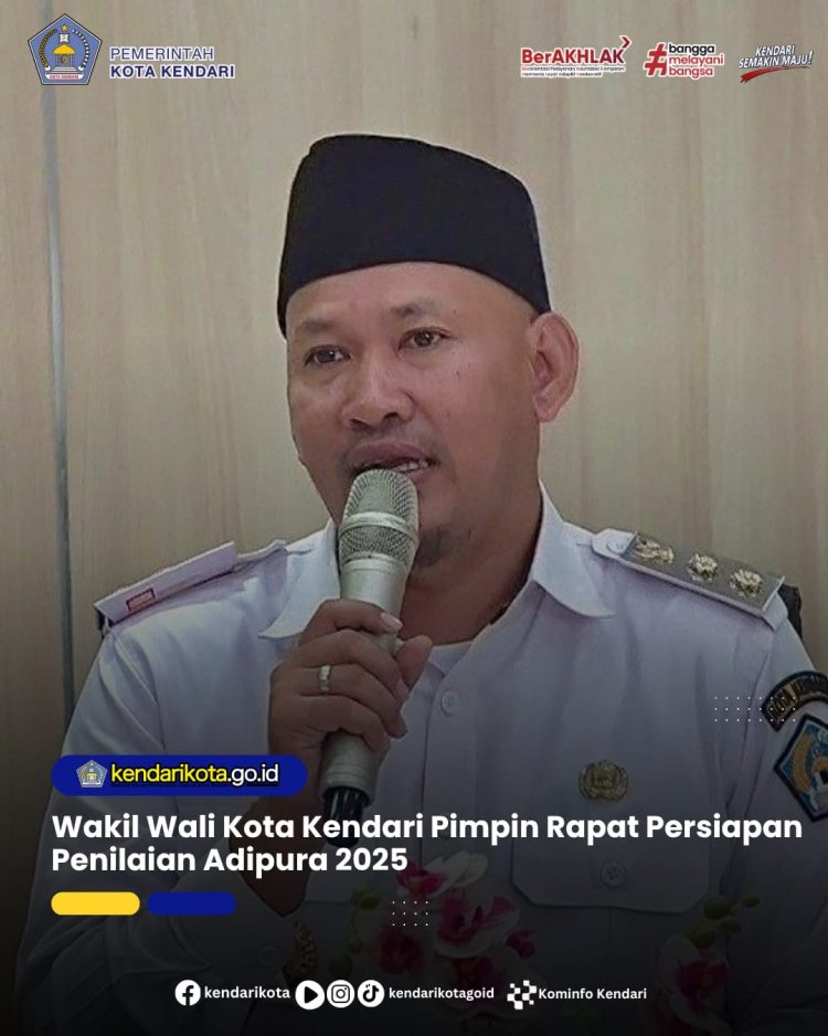 Wakil Wali Kota Kendari Pimpin Rapat Persiapan Penilaian Adipura 2025
