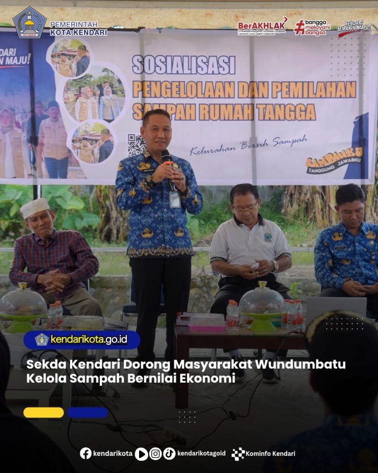 Sekda Kendari Dorong Masyarakat Wundumbatu Kelola Sampah Bernilai Ekonomi