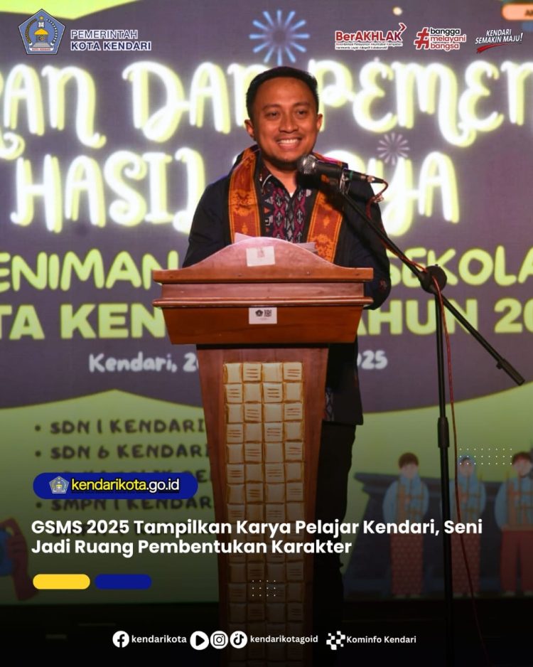 GSMS 2025 Tampilkan Karya Pelajar Kendari, Seni Jadi Ruang Pembentukan Karakter