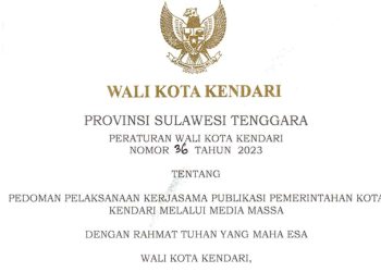 Pedoman Pelaksanaan Kerjasama Publikasi Pemerintahan Kota Kendari Melalui Media Massa