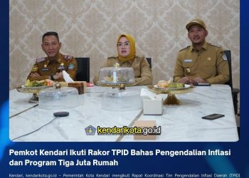Pemkot Kendari Ikuti Rakor TPID Bahas Pengendalian Inflasi dan Program Tiga Juta Rumah
