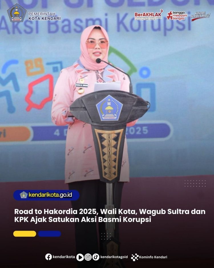 Road to Hakordia 2025, Wali Kota, Wagub Sultra dan KPK Ajak Satukan Aksi Basmi Korupsi
