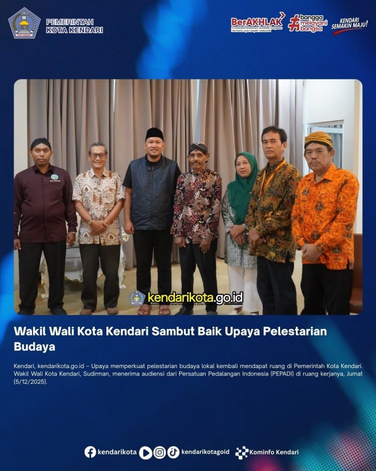 Wakil Wali Kota Kendari Sambut Baik Upaya Pelestarian Budaya
