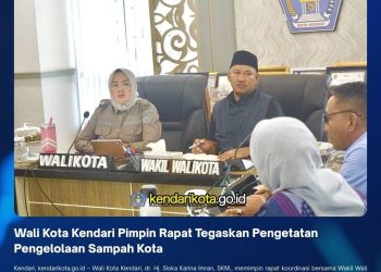 Wali Kota Kendari Pimpin Rapat Tegaskan Pengetatan Pengelolaan Sampah Kota