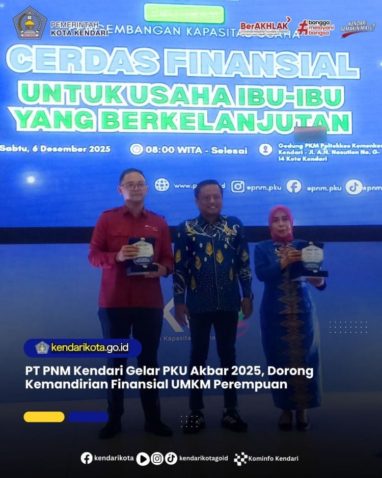 PT PNM Kendari Gelar PKU Akbar 2025, Dorong Kemandirian Finansial UMKM Perempuan