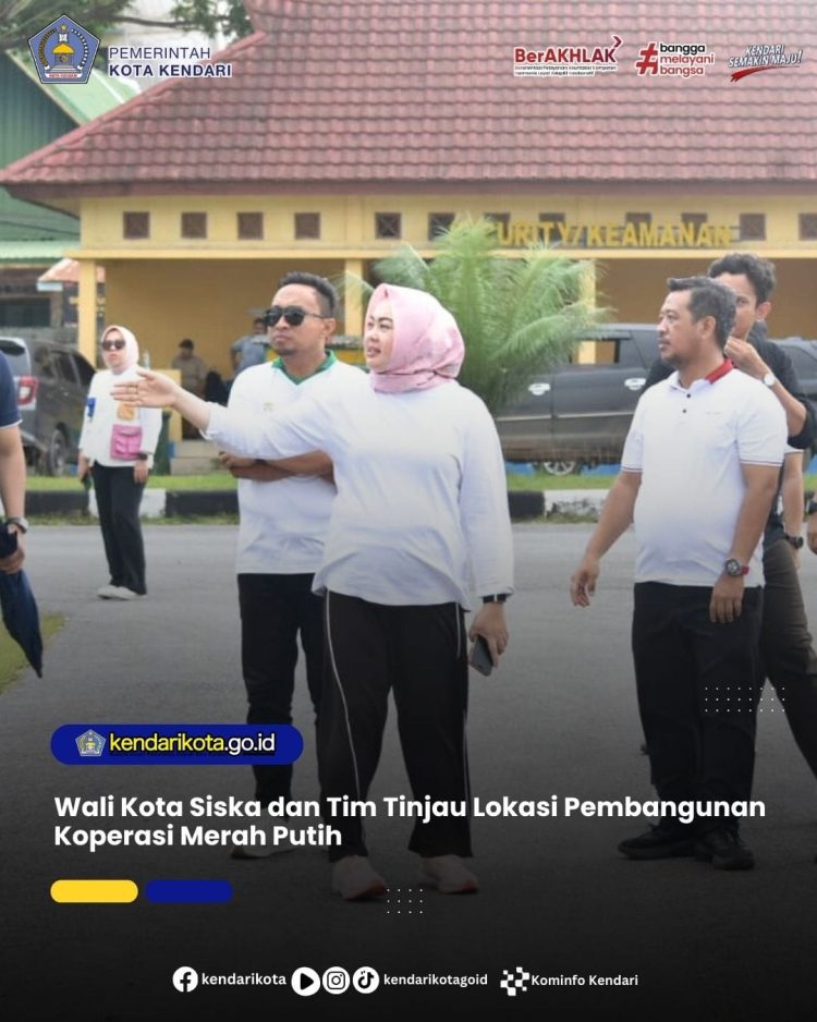 Wali Kota Siska dan Tim Tinjau Lokasi Pembangunan Koperasi Merah Putih