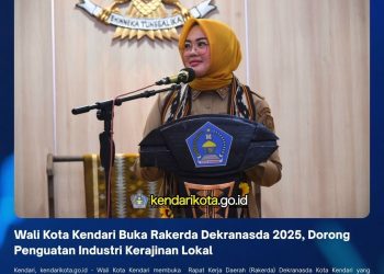 Wali Kota Kendari Buka Rakerda Dekranasda 2025, Dorong Penguatan Industri Kerajinan Lokal