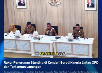 Rakor Penurunan Stunting di Kendari Soroti Kinerja Lintas OPD dan Tantangan Lapangan