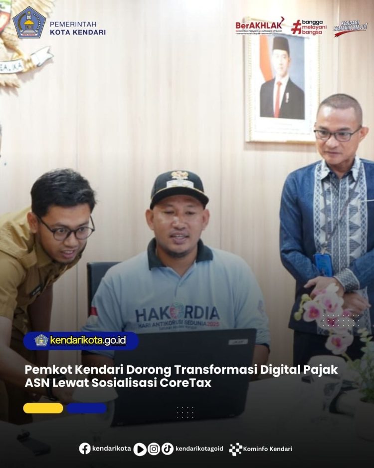 Pemkot Kendari Dorong Transformasi Digital Pajak ASN Lewat Sosialisasi CoreTax
