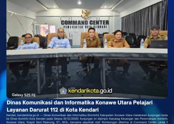 Dinas Komunikasi dan Informatika Konawe Utara Pelajari Layanan Darurat 112 di Kota Kendari