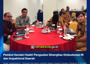 Pemkot Kendari Hadiri Penguatan Sinergitas Ombudsman RI dan Inspektorat Daerah