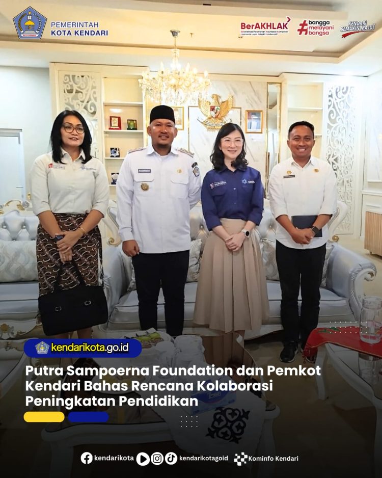 Putra Sampoerna Foundation dan Pemkot Kendari Bahas Rencana Kolaborasi