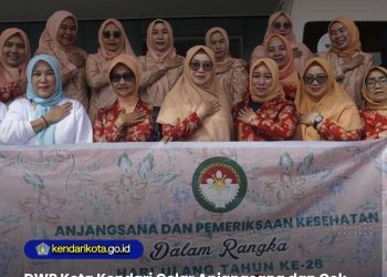 DWP Kota Kendari Gelar Anjangsana dan Cek Kesehatan di Sentra Meohai