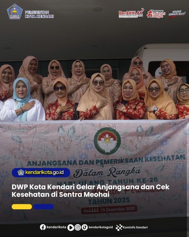DWP Kota Kendari Gelar Anjangsana dan Cek Kesehatan di Sentra Meohai