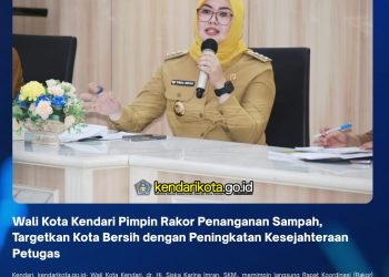 Wali Kota Kendari Pimpin Rakor Penanganan Sampah, Targetkan Kota Bersih dengan Peningkatan Kesejahteraan Petugas