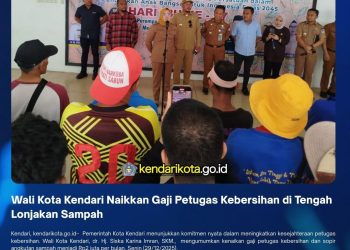 Wali Kota Kendari Naikkan Gaji Petugas Kebersihan di Tengah Lonjakan Sampah