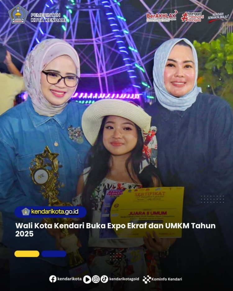 Wali Kota Kendari Buka Expo Ekraf dan UMKM Tahun 2025