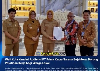 Wali Kota Kendari Audiensi PT Prima Karya Sarana Sejahtera, Dorong Pelatihan Kerja bagi Warga Lokal