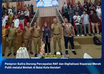Pemprov Sultra Dorong Percepatan RAT dan Digitalisasi Koperasi Merah Putih melalui Bimtek di Balai Kota Kendari