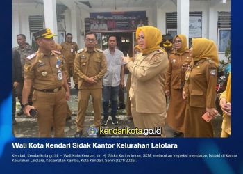 Wali Kota Kendari Sidak Kantor Kelurahan Lalolara