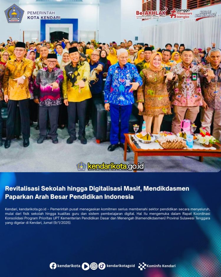 Revitalisasi Sekolah hingga Digitalisasi Masif, Mendikdasmen Paparkan Arah Besar Pendidikan Indonesia