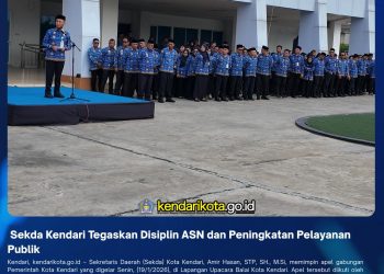Sekda Kendari Tegaskan Disiplin ASN dan Peningkatan Pelayanan Publik