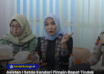 Asisten I Setda Kendari Pimpin Rapat Tindak Lanjut Aduan Pemanfaatan Aset Pemkot