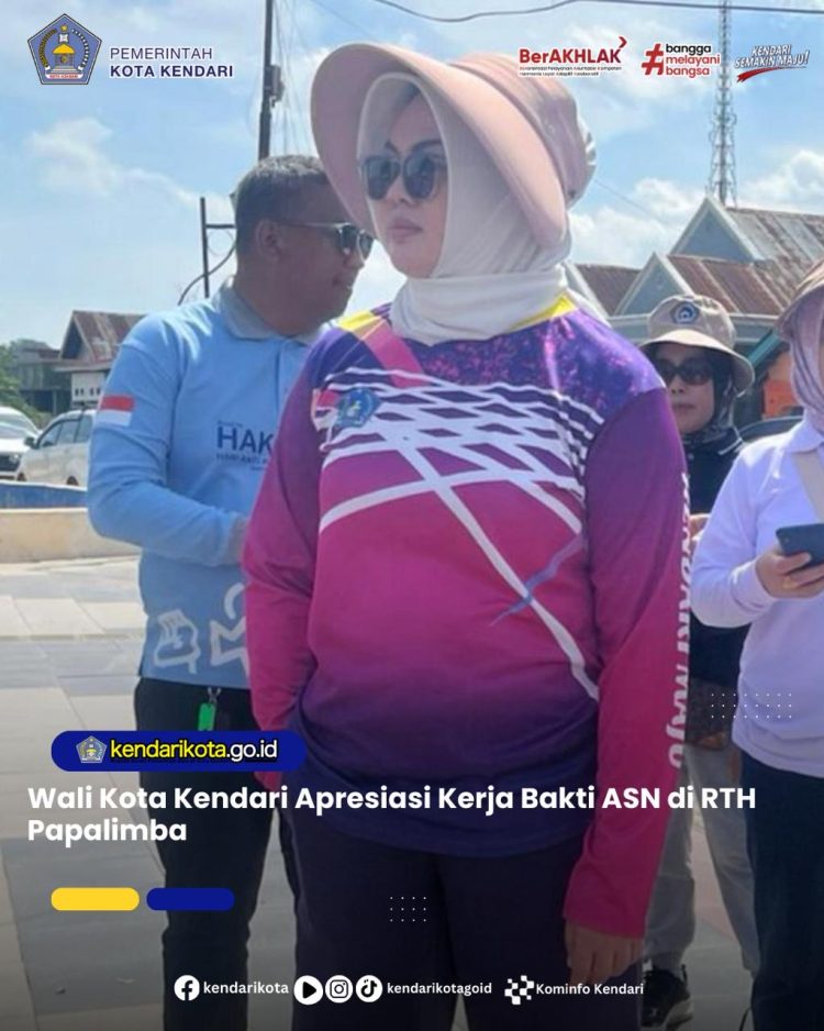 Wali Kota Kendari Apresiasi Kerja Bakti ASN di RTH Papalimba