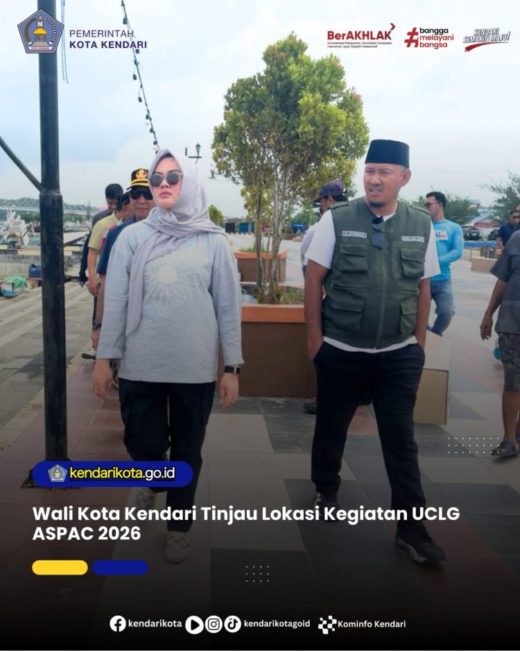 Wali Kota Kendari Tinjau Lokasi Kegiatan UCLG ASPAC 2026