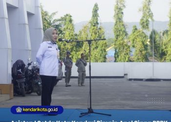 Asisten I Setda Kota Kendari Pimpin Apel Siaga PPPK Paruh Waktu