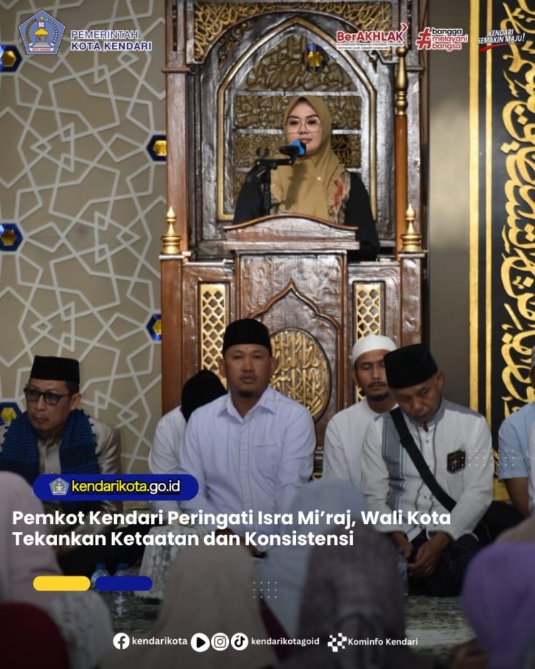 Pemkot Kendari Peringati Isra Mi’raj, Wali Kota Tekankan Ketaatan dan Konsistensi