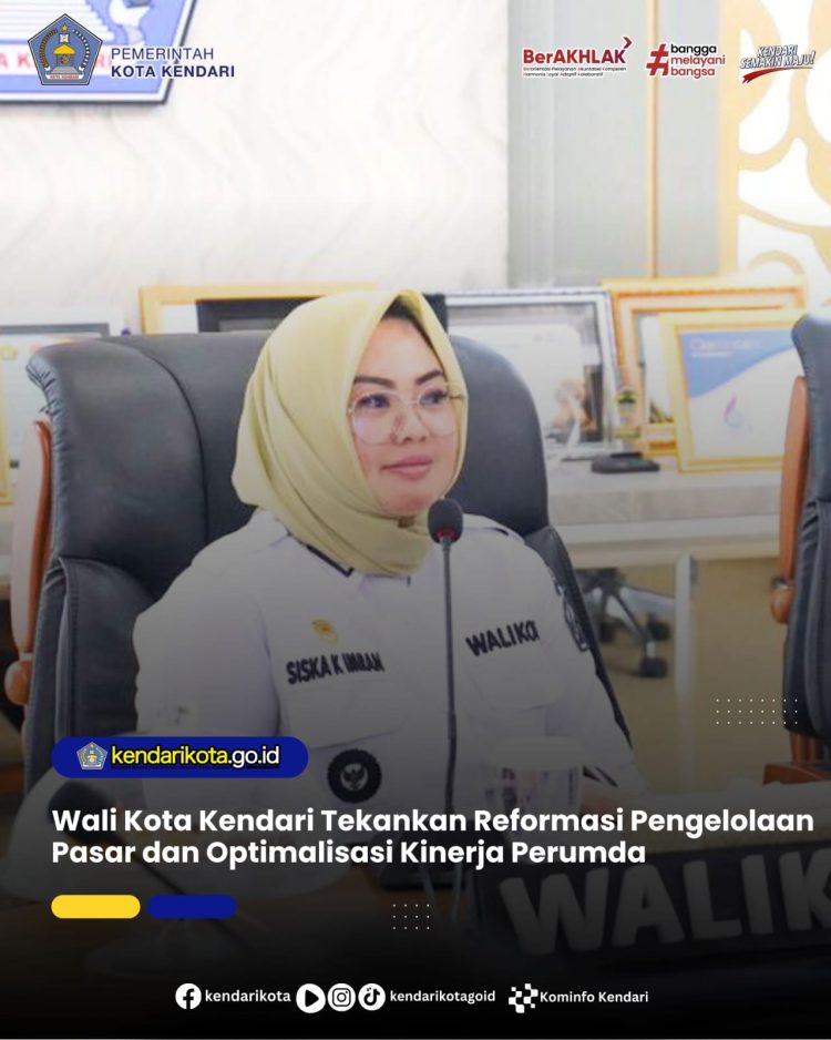 Wali Kota Kendari Tekankan Reformasi Pengelolaan Pasar dan Optimalisasi Kinerja Perumda