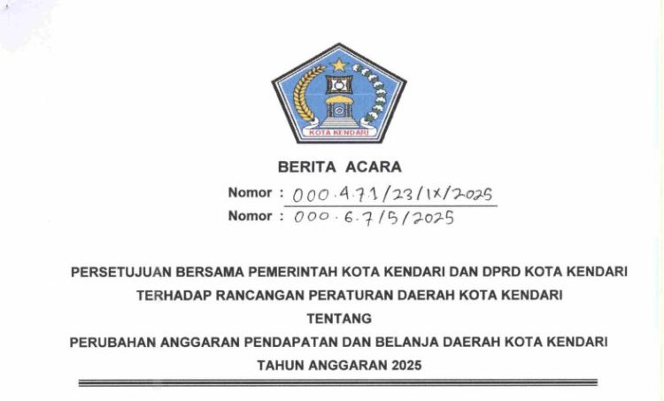 RAPBD Perubahan 2025
