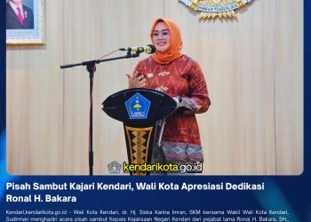 Pisah Sambut Kajari Kendari, Wali Kota Apresiasi Dedikasi Ronal H. Bakara