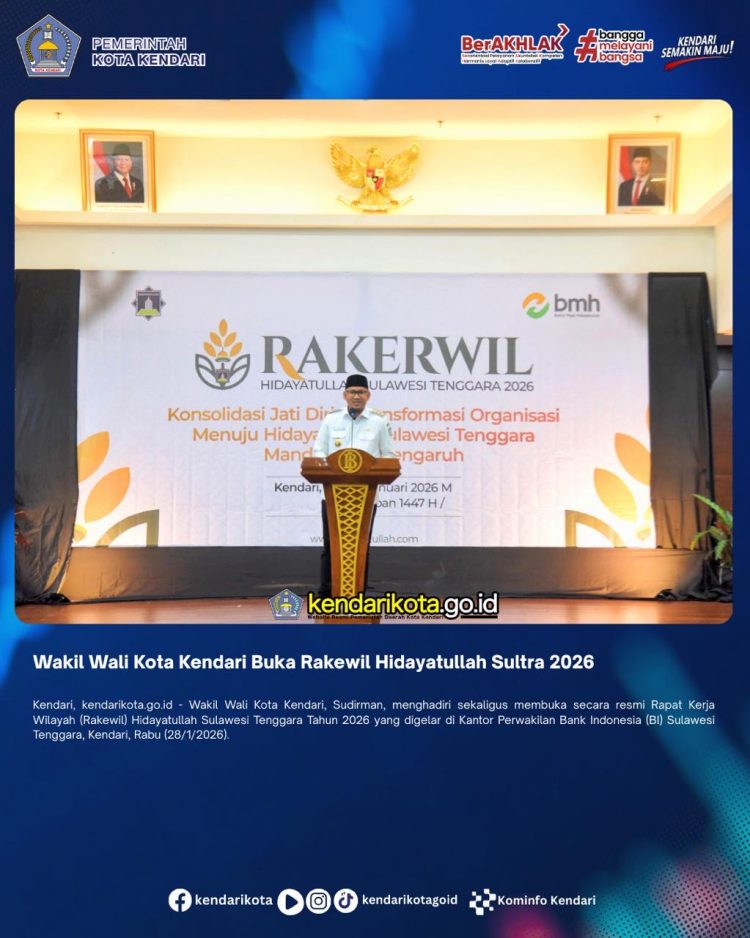 Wakil Wali Kota Kendari Buka Rakewil Hidayatullah Sultra 2026