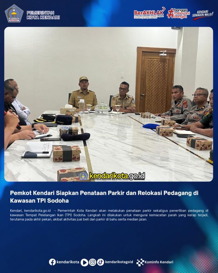 Pemkot Kendari Siapkan Penataan Parkir dan Relokasi Pedagang di Kawasan TPI Sodoha