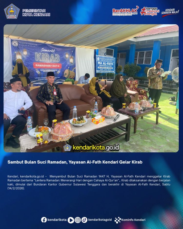 Sambut Bulan Suci Ramadan, Yayasan Al-Fath Kendari Gelar Kirab