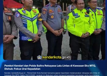 Pemkot Kendari dan Polda Sultra Rekayasa Lalu Lintas di Kawasan Eks MTQ, Dishub: Fokus Urai Kepadatan
