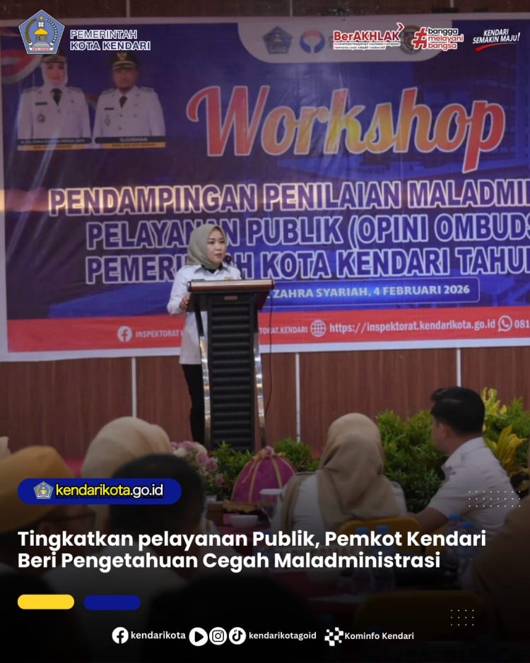 Tingkatkan pelayanan Publik, Pemkot Kendari Beri Pengetahuan Cegah Maladministrasi