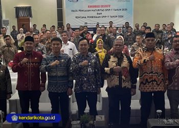 Dorong Tata Kelola Bersih, Wawali Kendari Hadiri Komunikasi Eksekutif SPIP