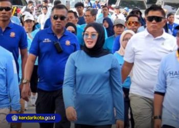 Wali Kota Kendari Lepas Jalan Sehat Peringatan 50 Tahun Gereja GPdI Yesus Gembala